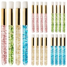 20-Piece Lash Shampoo Brush Set - Eyelash Extension Cleanser, Peel Off Blackhead, Nose Pore Deep Cleaning Brush for Face & Eyelash