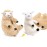 AGRIMONY Cute Shaved Sheep Stuffed Animals,Small Plushies Kawaii Lamb Plush Toys, Easter Valentines Mothers Day Birthday Christmas Funny Gifts Sheep Decor for Kids Girls Boys Teens Women