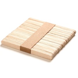 HOOMBOOM 4 Style Assorted Wax Applicators - 300 Pcs Wooden Spatulas for Body, Legs, Face, Eyebrow Hair Removal or Wood Crafts