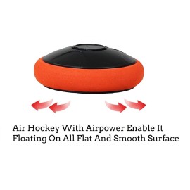 Rechargeable Hover Air Hockey Puck and Paddles, Hover Puck for Any Flat Surface, 2Pcs Air Hockey Strikers