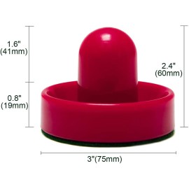 Rechargeable Hover Air Hockey Puck and Paddles, Hover Puck for Any Flat Surface, 2Pcs Air Hockey Strikers