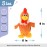 Hopearl Talking Chicken Repeats What You Say Walking Chick Electric Interactive Animated Toy Speaking Plush Buddy Gifts for Toddlers Birthday, 9\'\'