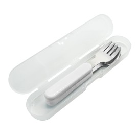 VANRA 2-Piece Children Fork And Spoon Set 18/10 Stainless Steel Child Flatware Set Kids Utensils Set with Case for Lunch Box VANRA 2-Piece Children Fork And Spoon Set 18/10 Stainless Steel Child Flatware Set Kids Utensils Set with Case for Lunch Box