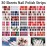SILPECWEE 30 Sheets Plaid Nail Polish Strips Full Nail Wraps Self Adhesive Nail Polish Stickers for Women Nail Strips Real Nail Polish Nail Art Accessories with 1pc Nail File