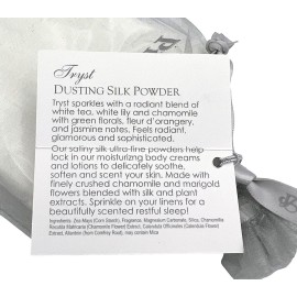 Lady Primrose, Tryst Dusting Silk in Organza Bag, Refill, 3 Ounces