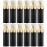 Lil Ray 2 Oz Empty Black Foam Pump Bottle, Foamer Soap Dispenser for Lash Shampoo, Hand Soap, Foaming Cleaner(Gold Pump, 12 PCS)
