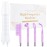 High Frequency Facial Wand - Uaike 4 in 1 Violet Portable Handheld High Frequency Facial Machine - at Home Face Skin Wand Device with 4 Pcs Purple Glass Tubes