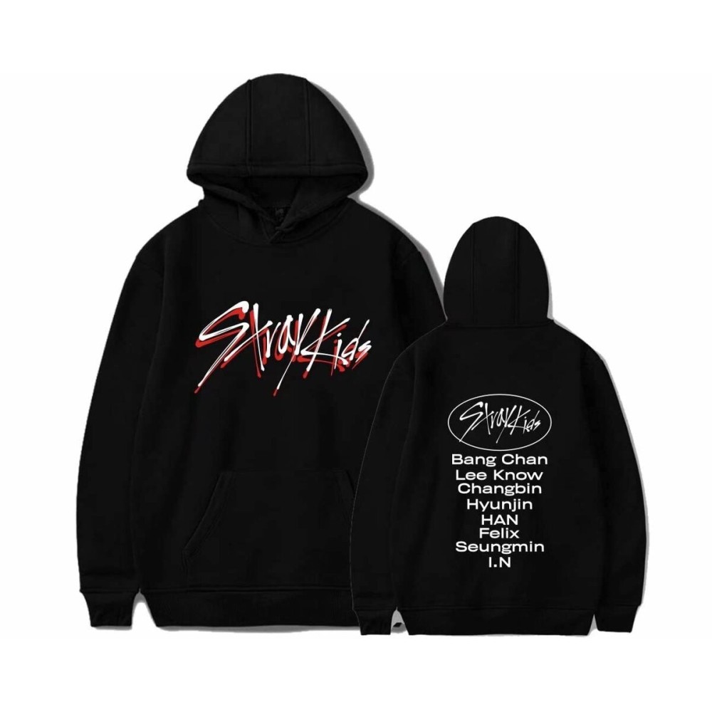 KPOP Stray Kids Hoodie Go Sweater Hyujin I.N Jisung Woojin Sweatshirt for Women Men