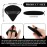 Maitys 12 Pieces Powder Puff Triangle Face Makeup Cosmetic for Loose Powder Soft Body Washable Reusable Foundation Sponge Mineral Wet Dry Makeup Tool for Women(Small,Black, Pink)
