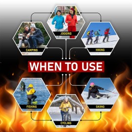 Insole Foot Warmers (20 Pairs) - Up to 10 Hours of Heat, Easily Apply with Adhesive - Ultra Thin, Easy, All Natural - Air Activated, Odorless Hot Insole Warmers - Sport Temp