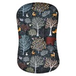 Jundetye Newborn Lounger Cover for Boys and Girls Removable Cover Ultra Soft Comfortable Lounger Slipcover for Infant Lounger Pillow Forest Animals