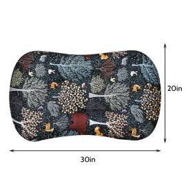 Jundetye Newborn Lounger Cover for Boys and Girls Removable Cover Ultra Soft Comfortable Lounger Slipcover for Infant Lounger Pillow Forest Animals