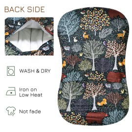 Jundetye Newborn Lounger Cover for Boys and Girls Removable Cover Ultra Soft Comfortable Lounger Slipcover for Infant Lounger Pillow Forest Animals