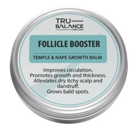 TRU BALANCE Follicle Booster Hair Growth Balm - Bald Spot & Hair Loss Treatments, Nourishes the Scalp & Dht Blocker - Hair Regrowth Salve For All Hair Types