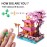 DOLBLOCK Sakura Tree House Micro Building Blocks Set for Women\'s Adult, Japanese Cherry Blossom Treehouse Ideal Gift for Girls Ages of 14+ and Lover - Challenging, Creative, Collector\'s Item