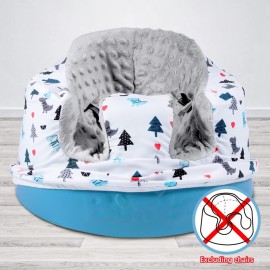 IPOZITO Seat Cover,Compatible with Bumbo Seat.The Dinosaur Cover,only Compatible Seat(Original)