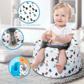 IPOZITO Seat Cover,Compatible with Bumbo Seat.The Dinosaur Cover,only Compatible Seat(Original)