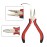 Hair Extensions Pliers 3-Hole Hair Pliers for Micro Nano Ring Hair Extensions Opener and Removal
