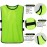 brooman Scrimmage Training Vest Kids Youth Adult Soccer Practice Jersey Athletic Pinnies (M,Lime)
