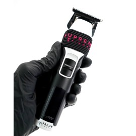 Supreme Trimmer SGR50 Professional Barber Grippers | 5 Piece Non-Slip Clipper Grips, Barber Sleeve for Clipper, Trimmer & Shaver | Black