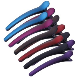 BMAMBAS Hair Clips for Styling Salon Sectioning Non-Slip Colorful Plastic Duckbill Alligator Hair Barrettes Pins for Thick and Thin Hair (12PCS COLORED) BMAMBAS Hair Clips for Styling Salon Sectioning Non-Slip Colorful Plastic Duckbill Alligator Hair Barrettes Pins for Thick and Thin Hair (12PCS COLORED)