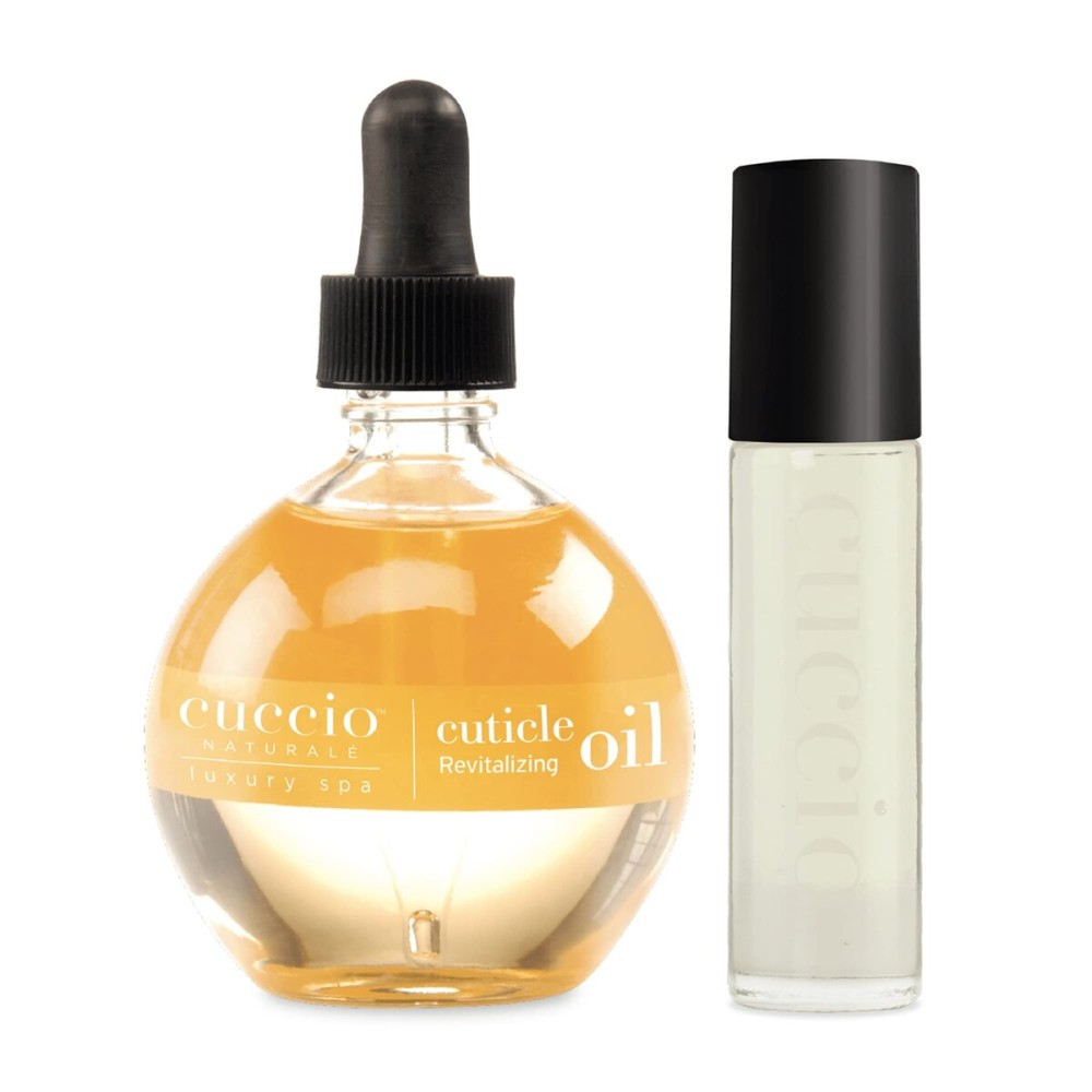 Cuccio Naturale Cuticle Revitalizing Oil Set - Provides Intense Hydration - Replenishes And Strengthens Nails - Promotes Healthier Skin - Easy To Use Rollerball Applicator - Milk And Honey - 2 Pc Cuccio Naturale Cuticle Revitalizing Oil Set - Provides Intense Hydration - Replenishes And Strengthens Nails - Promotes Healthier Skin - Easy To Use Rollerball Applicator - Milk And Honey - 2 Pc