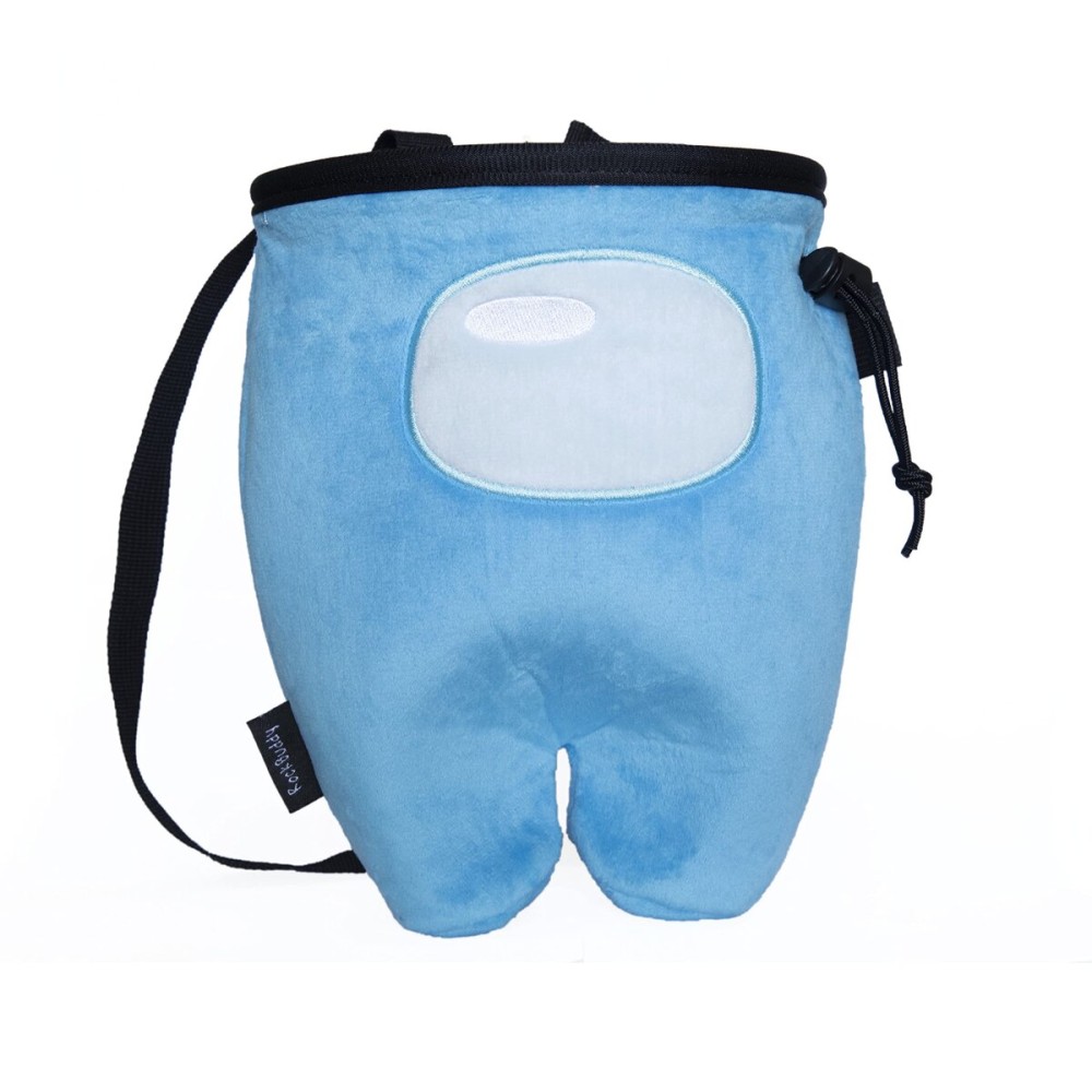 Rockbuddy Chalk Bag for Rock Climbing - Bouldering Chalk Bucket with Quick-Clip Belt, Zipper Pocket and Brush Holder (Crewmate)