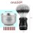 Anbbas Synthetic Badger Hair Shaving Brush,Stainless Steel Shaving Soap Bowl and Higher Brush Holder Stand Set for Men Wet Shave