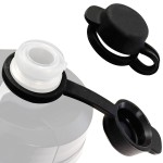 Samorillo [2-Pack] Mud Caps for CamelBak Bottles - BPA-Free, Phthalate-Free, Lead-Free Silicone Cap/Top - Fits All Podium and Peak Fitness Bottles