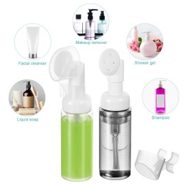 4pcs Foaming Soap Dispenser Small Facial Foaming Bottle Mini Mousse Foaming Soap Pump Container