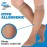 ABSOLUTE SUPPORT Made in USA - Sheer Graduated Support Opaque Compression Knee High Socks for Women 15-20mmHg | For Airplane, Flight, Travel Circulation - Taupe, Large - ATRAVEL101T3