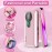 ENGERWALL 35,000 RPM Rechargeable Nail Drill, Portable Cordless Electric Nail File for Acrylic and Gel Nails, Polishing & Removal, Manicure Pedicure Kit with Nail Drill Bits, Pink (Pro)