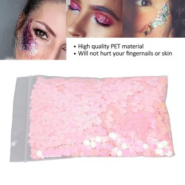 5MM Cherry Blossom Glitter Sequins, Nail Art Glitter Flakes Cherry Shaped Sparkly Sequins for Pink Nail Shop Manicure Decoration 50g