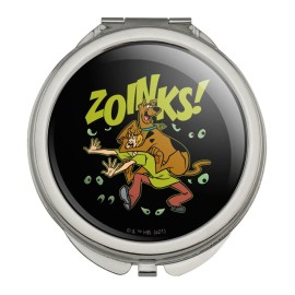 GRAPHICS & MORE Scooby-Doo Zoinks Eyes Compact Travel Purse Handbag Makeup Mirror