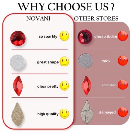 Red Rhinestones Flatback Gemstone Crystal Nail Round Glass Gems, Multi Shapes Stones Kit with Tweezers Wax Pencils for Nails Crafts Face Makeup Clothes Bags (SS4-SS16 Set) Red Rhinestones Flatback Gemstone Crystal Nail Round Glass Gems, Multi Shapes Stones Kit with Tweezers Wax Pencils for Nails Crafts Face Makeup Clothes Bags (SS4-SS16 Set)