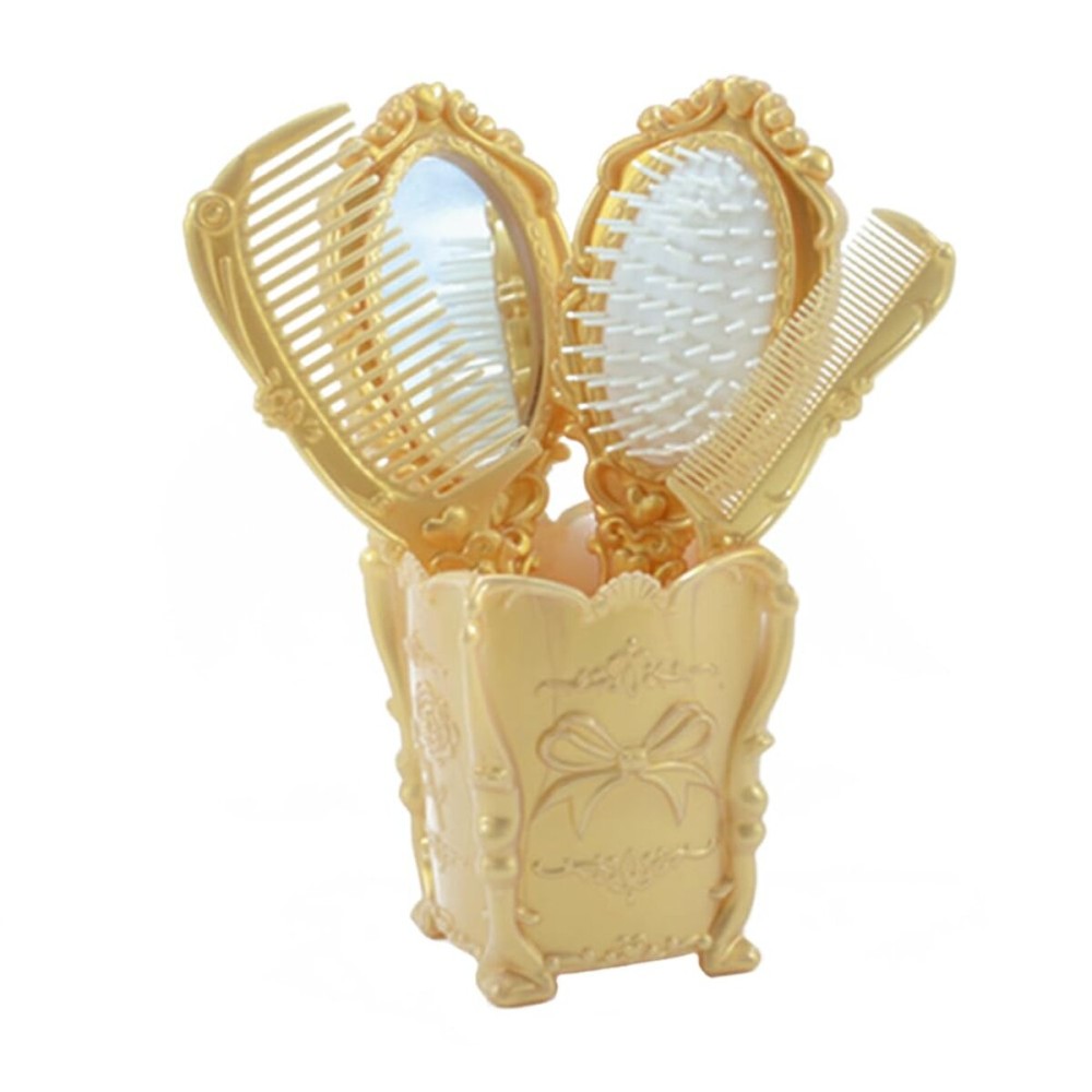 Beaupretty 1set Scalp Massage Comb Mirror Makeup Hairstyling Tools