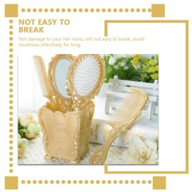 Beaupretty 1set Scalp Massage Comb Mirror Makeup Hairstyling Tools