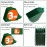 AFANSO Hair Clipper Guards, Extra Long 3 Inch, 8pcs Green - Compatible with Most Wahl Full Size Hair Clippers, Large Guide Comb Set 3\', 2.75\', 2.5\', 2.25, 2, 1.75, 1.5, 1.25