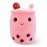 Ditucu Cute Boba Tea Plush Stuffed Bubble Tea Plushie Cartoon Soft Strawberry Pillow Home Hugging Gift for Kids Pink 13.7 inch