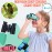 Kids Binoculars Best Gifts for 3-12 Years Boys Girls High-Resolution Optics Shockproof Mini Compact Binocuolar Toys Folding Small Telescope for Bird Watching Camping Outdoor Play