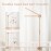 Baby Crib Mobile Arm - Wooden Baby Mobile Crib Holder for Mobile Hanging Baby Crib Attachment for Nursery Decor (Bear Crib arm)