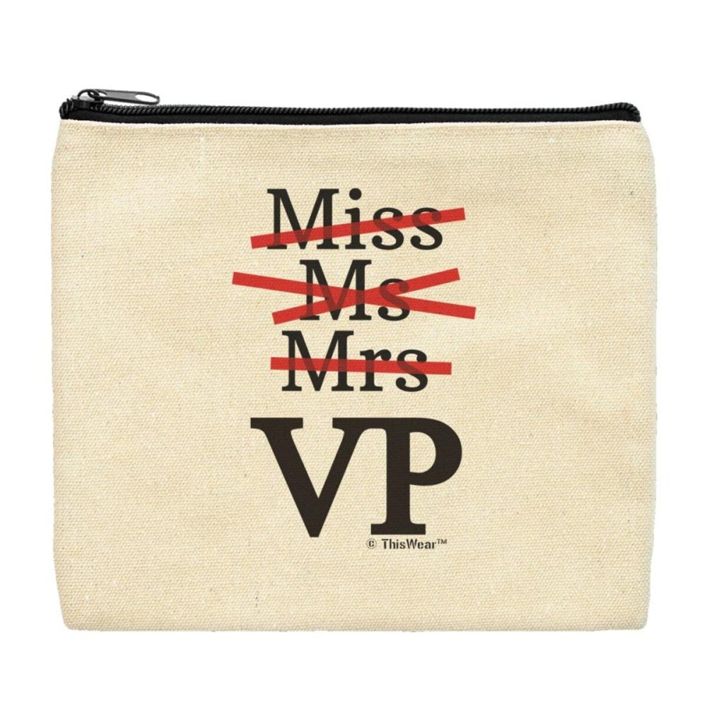 ThisWear Vice President Gifts For Women Miss Mrs Ms VP Vice President Makeup Bag