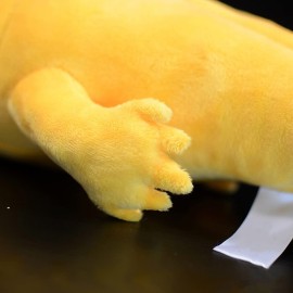 Tiny Heart Axolotl Plush, Axolotl Stuffed Animal, Lifelike Cute Yellow Axolotl Plush Toy, Gifts for Kids, Girls for Gifts 20 Inches Long(Yellow)