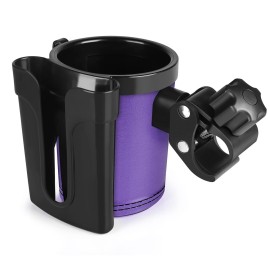 Accmor Stroller Cup Holder with Phone Keys Holder, 3-in-1 Universal Cup Holder, Drinks Bottle Holder for Stroller, Bike, Wheelchair, Walker, Scooter