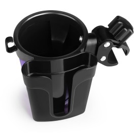 Accmor Stroller Cup Holder with Phone Keys Holder, 3-in-1 Universal Cup Holder, Drinks Bottle Holder for Stroller, Bike, Wheelchair, Walker, Scooter