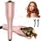 Auto Hair Curler, Automatic Curling Iron Wand with 1 Large Rotating Barrel & 4 Temps & 3 Timer Settings, Curling Iron with Dual Voltage, Auto Shut-Off, Fast Heating Spin Iron for Hair Styling