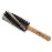 Ibiza Hair Round Boar Bristle Brush (G17-65mm) | Hybrid Boar & Carbon Fiber Nylon Bristles with Cork Handle | Ideal for Natural Waves & Big Sections | For Medium to Long Styles
