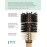Ibiza Hair Round Boar Bristle Brush (G17-65mm) | Hybrid Boar & Carbon Fiber Nylon Bristles with Cork Handle | Ideal for Natural Waves & Big Sections | For Medium to Long Styles