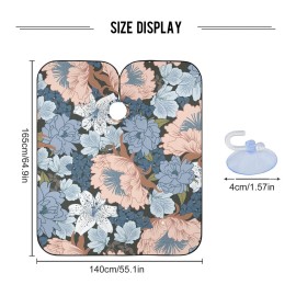 ALAZA Colorful Flowers Barber Cape for Men Women, Waterproof Haircut Apron Beard Shaving Bib Hair Cutting Cloth 55 x 65 Inch ALAZA Colorful Flowers Barber Cape for Men Women, Waterproof Haircut Apron Beard Shaving Bib Hair Cutting Cloth 55 x 65 Inch