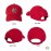 Desert Cactus Austin Peay State University Baseball Hat APSU Governors State Cap Adjustable Adult Team Color (Design 1) Red
